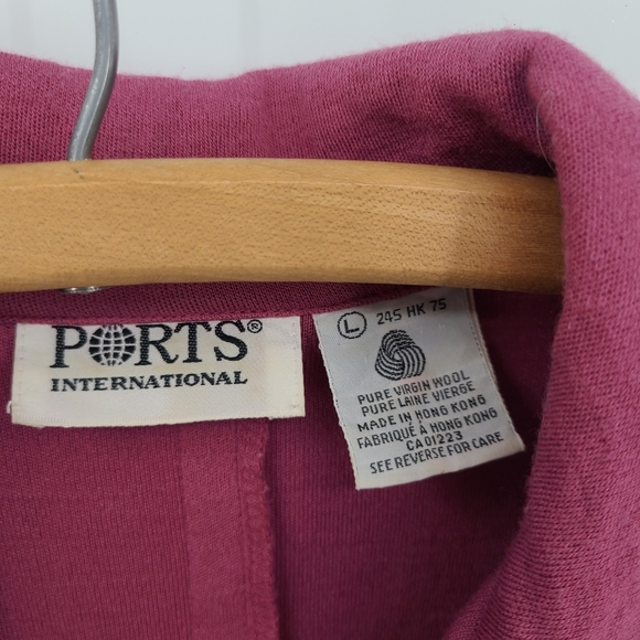 Vintage Ports International Pure Virgin Wool Long Sleeve Dress - Picture 8 of 9